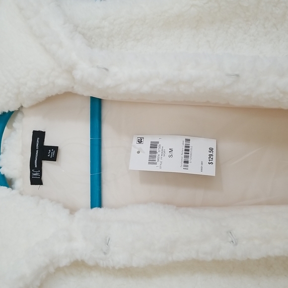 INC International Concepts Faux-Fur Hooded Vest - Picture 5 of 11